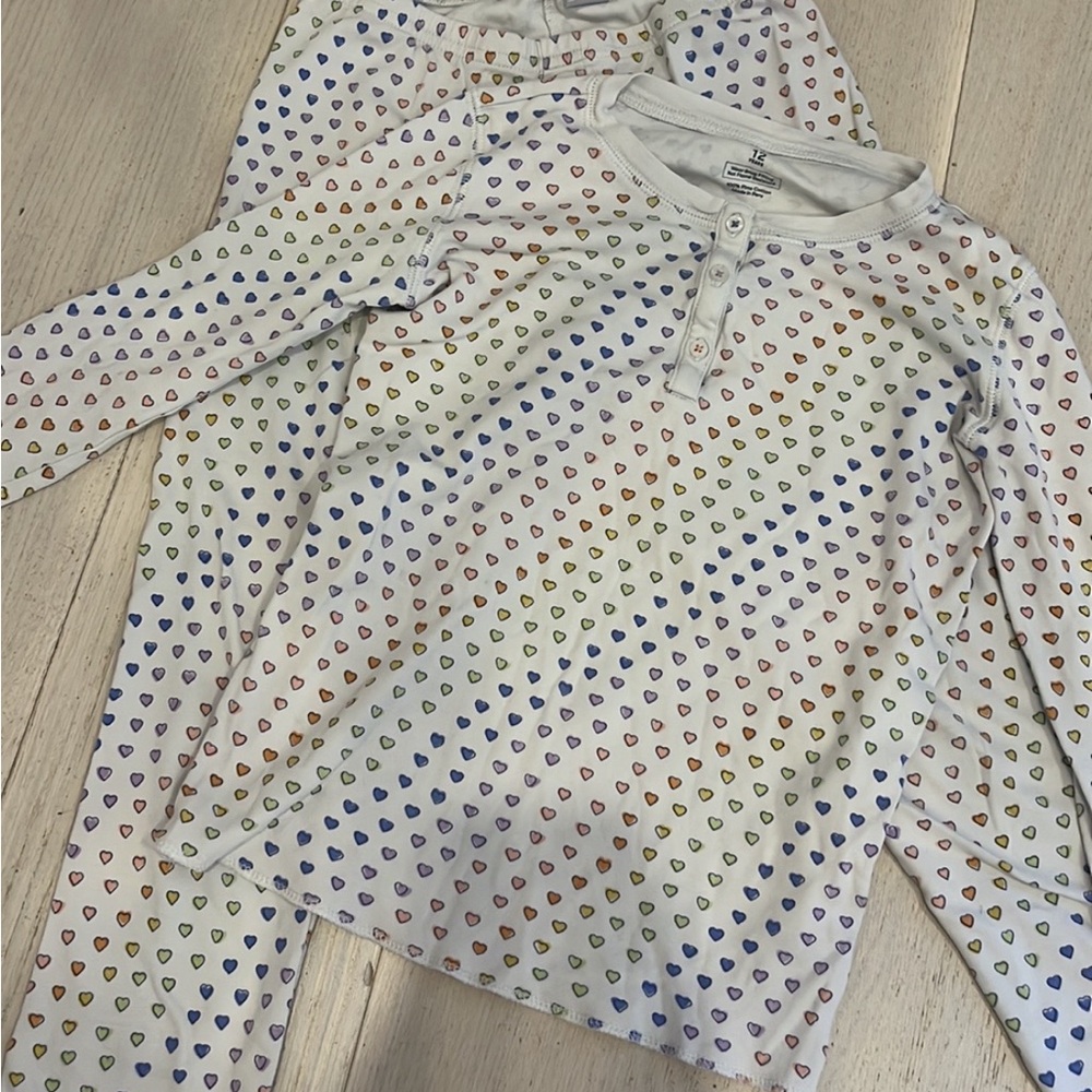 Roller rabbit: Disco hearts pajamas. Used, no stains at all 💗